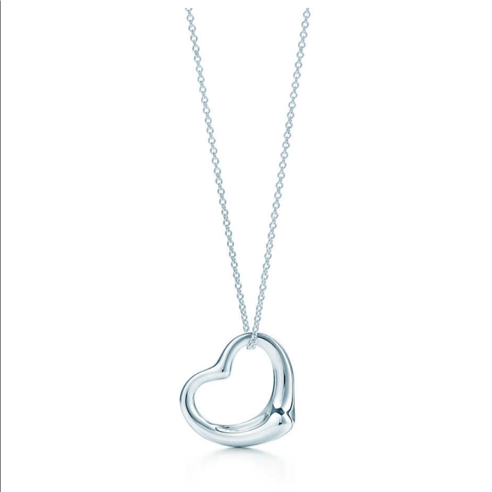 Tiffany & Co. Open Heart Necklace
